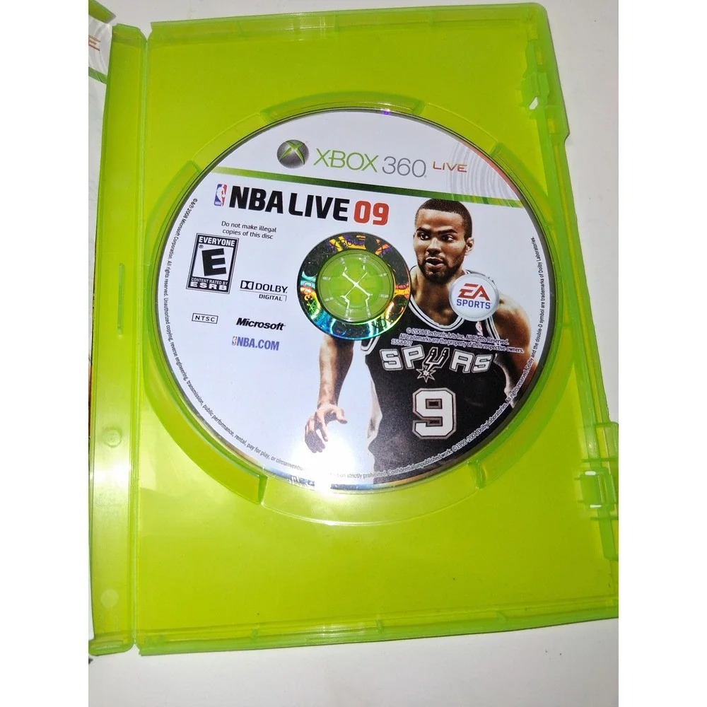 NBA Live 09 Basketball Video Game -‎ Microsoft Xbox 360 - Sports Game